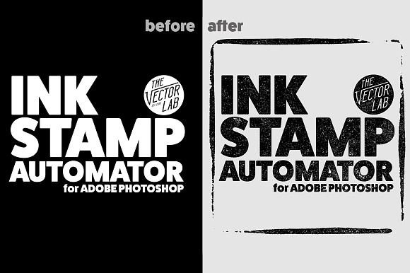 The INK Stamp Effect  Brushes & More ~ Creative Market