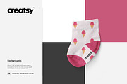 Download Baby Socks Mockup Set Creative Photoshop Templates Creative Market PSD Mockup Templates