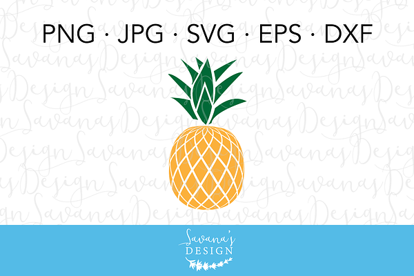 Download Pineapple Svg Cut File Clipart Pre Designed Illustrator Graphics Creative Market PSD Mockup Templates