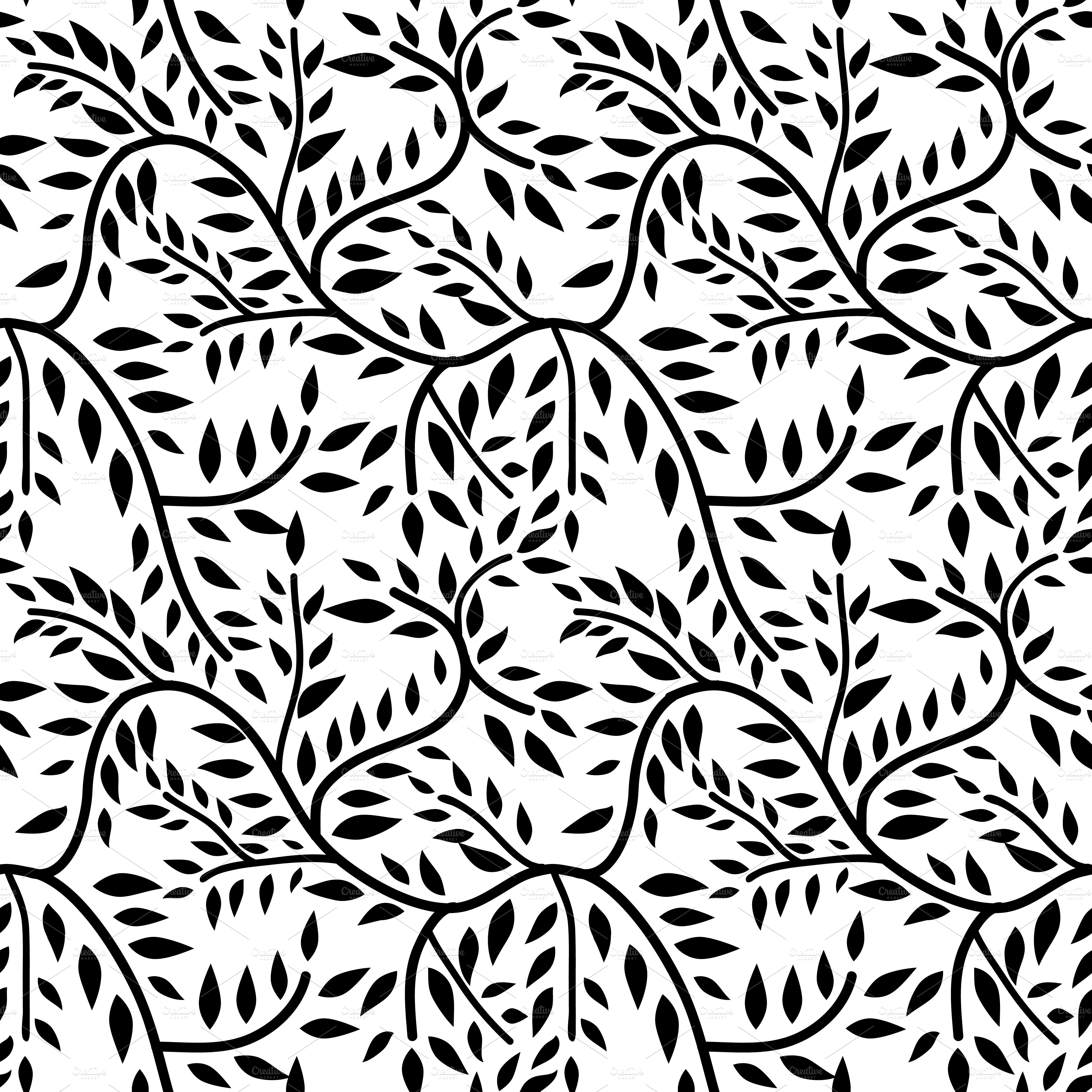 Seamless branches pattern Graphic Patterns Creative Market