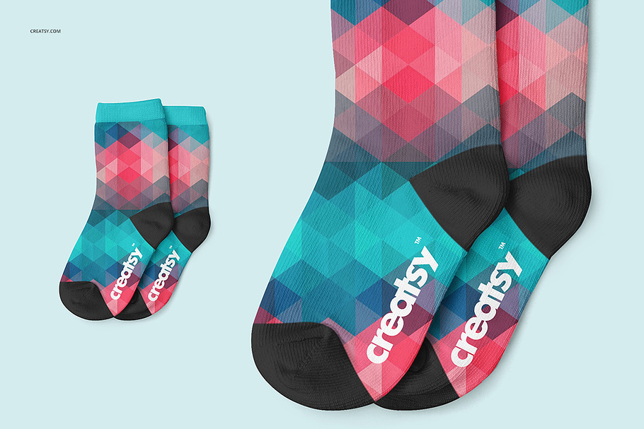 Download Kids Socks Mockup Set | Creative Photoshop Templates ~ Creative Market