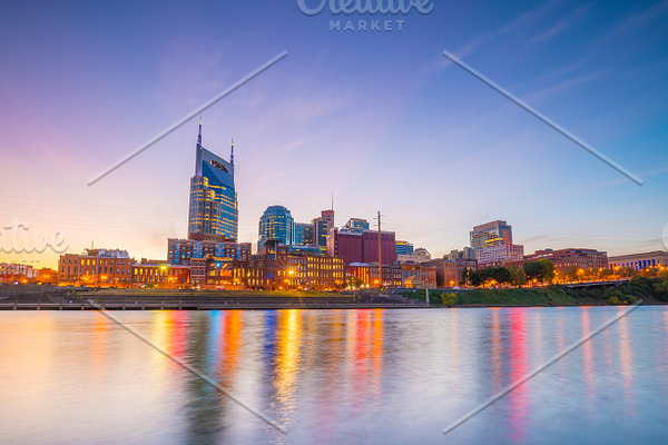 Nashville sunset | High-Quality Architecture Stock Photos ~ Creative Market