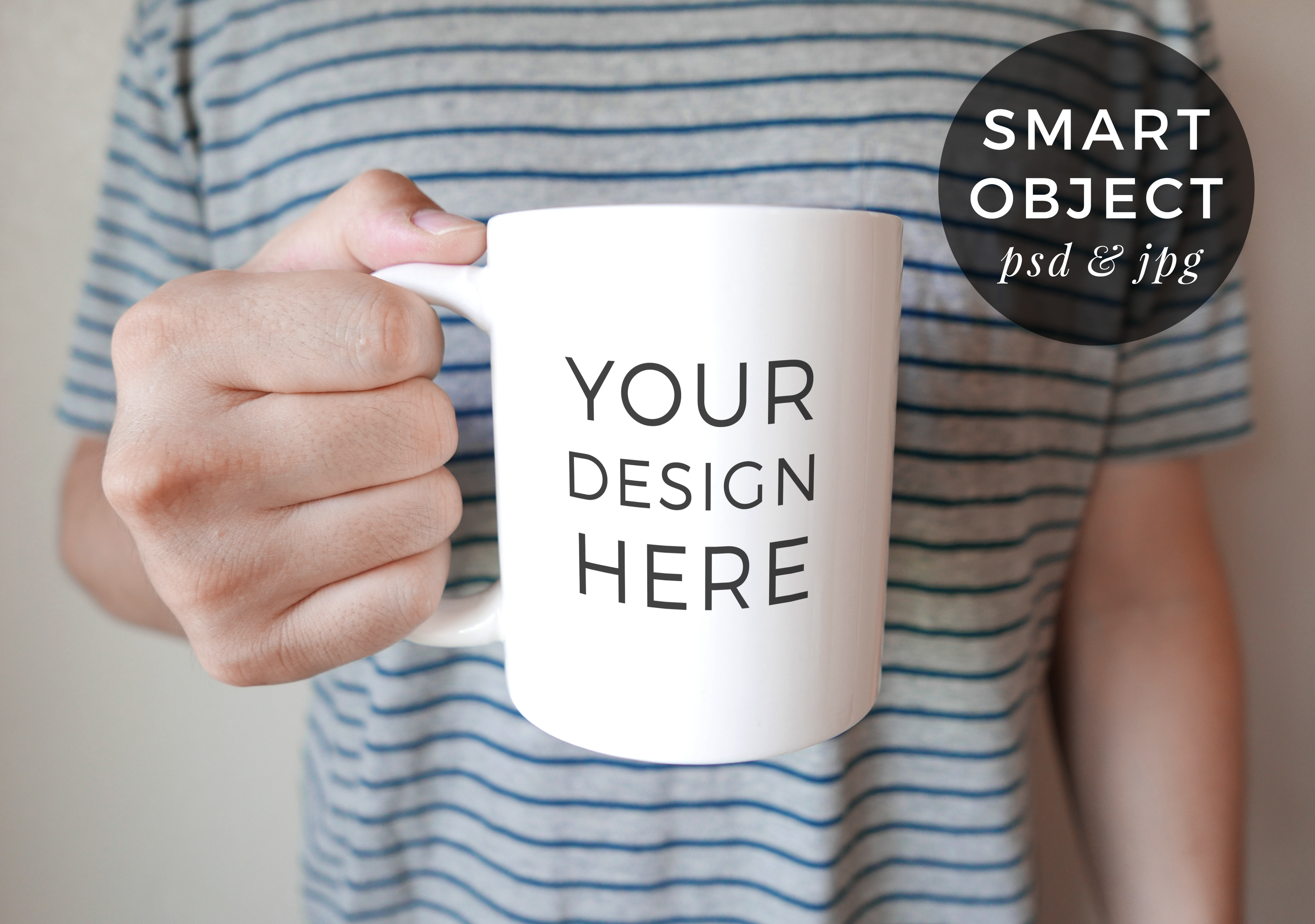 Download Coffee Mug Mockup Man Holding Creative Photoshop Templates Creative Market