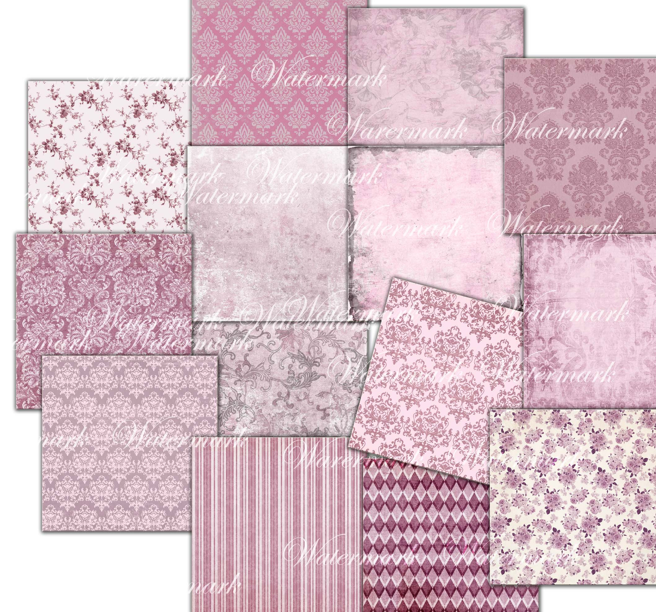 Pink Wallpapers digital textures | Graphics ~ Creative Market