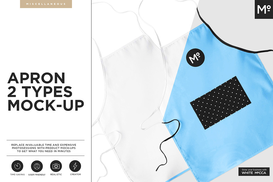 Download Half Waist Apron Mock-up | Creative Photoshop Templates ...