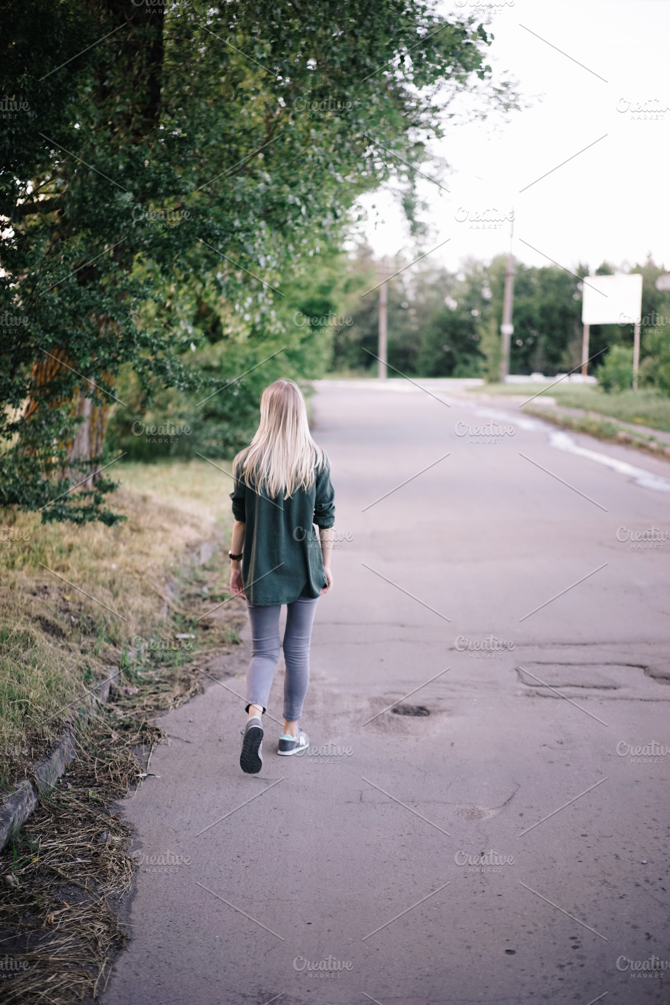 Walking on the road stock photo containing walking on the road and road ...