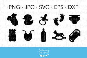 Download Baby Svg Cut File Baby Clipart Pre Designed Illustrator Graphics Creative Market