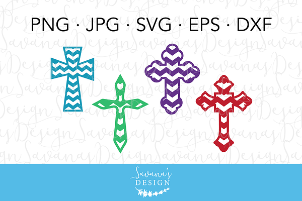 Monogram Cross Svg Pre Designed Illustrator Graphics Creative Market