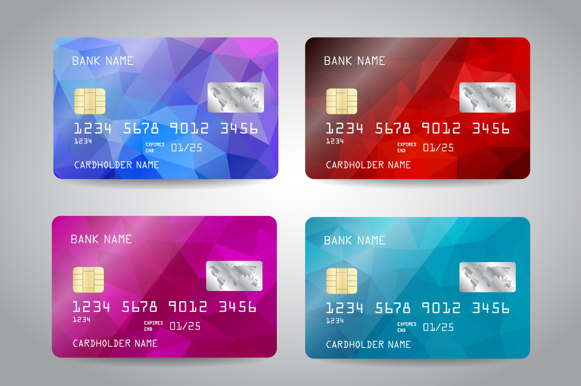 Credit Card Templates | Graphic Objects ~ Creative Market