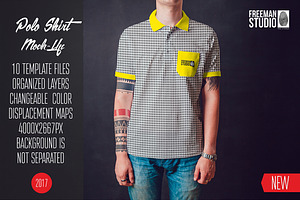 Mandarin Dress Shirt Mock Up Creative Photoshop Templates Creative Market