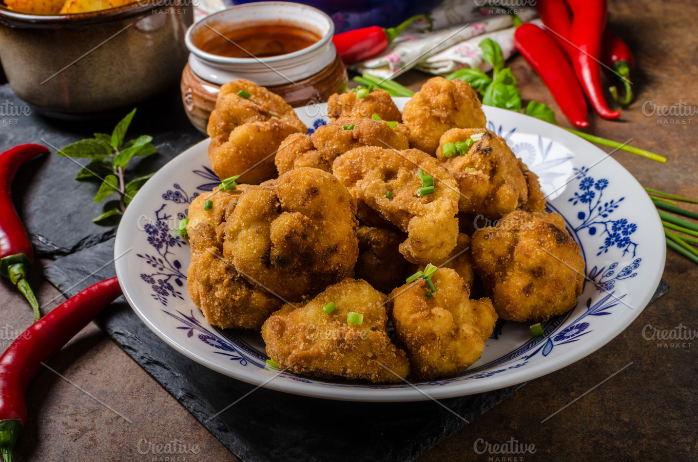 Breaded fried cauliflower featuring cauliflower, fried, and food | Food ...