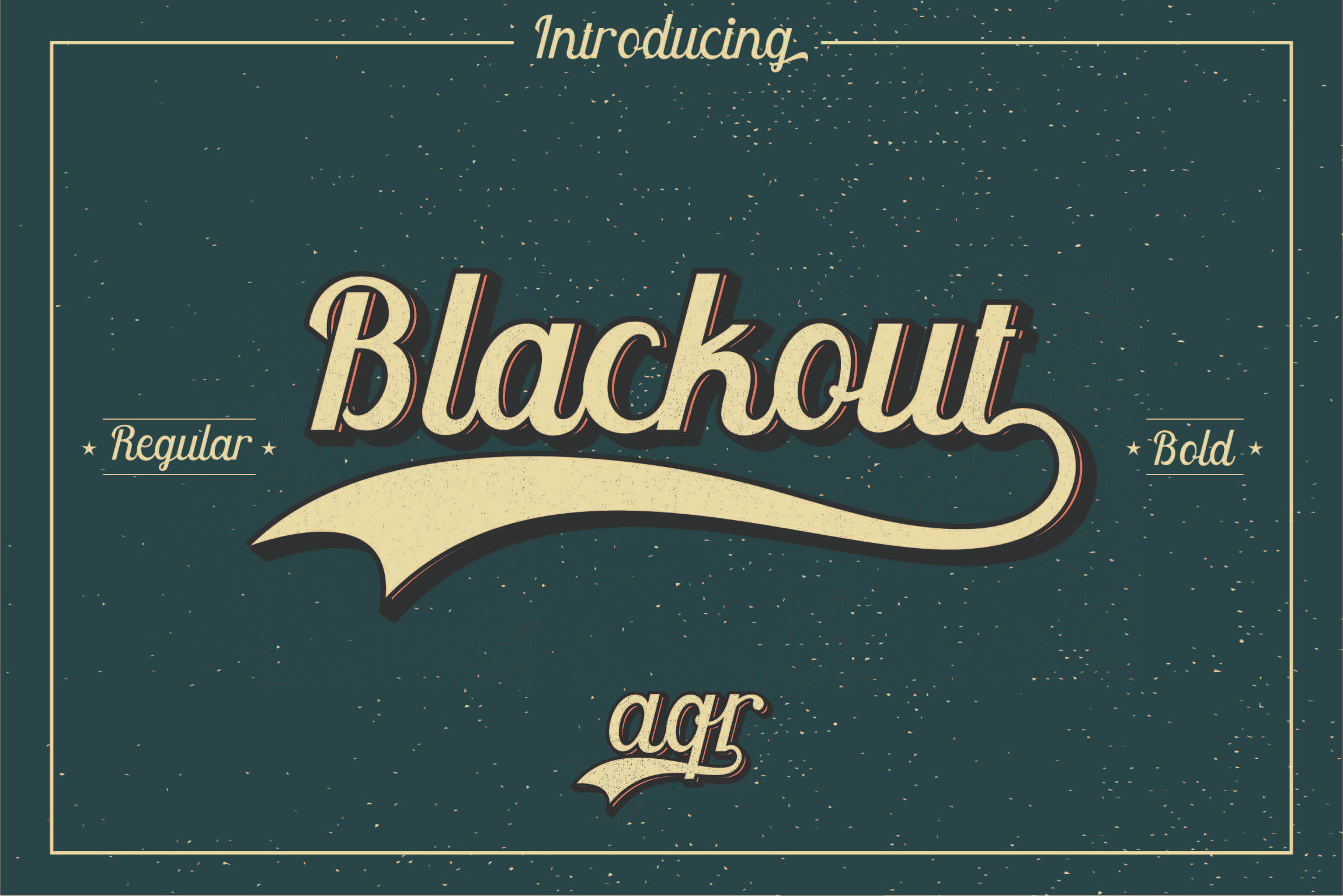 Blackout Script Fonts Creative Market