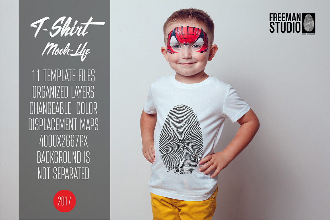 Download Kids T-Shirt Mock-Up Vol.9 2017 | Creative Photoshop ...