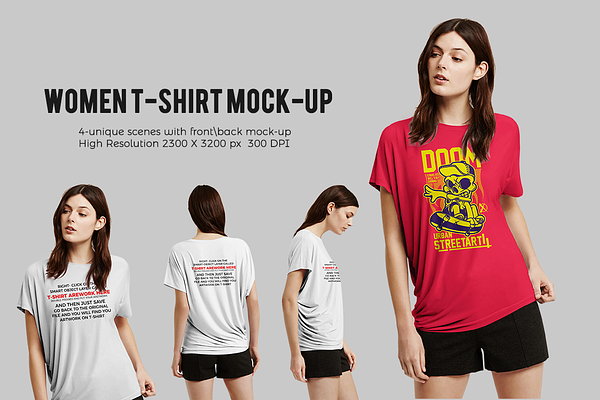 Download All Free Mockups Free Psd Mockup Women T Shirt Mock Up Package Design