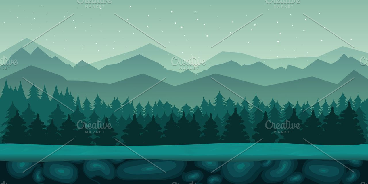 Night Game Background PreDesigned Illustrator Graphics