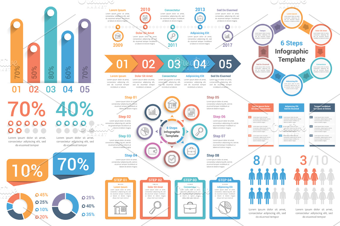 Infographic Elements | Graphics ~ Creative Market