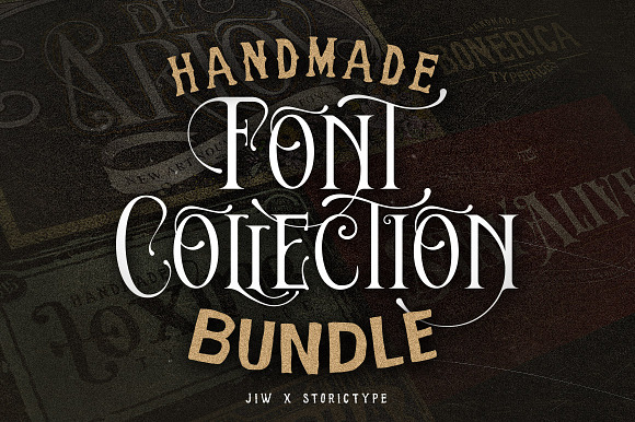 Download Handmade Font Collection Bundle Stunning Display Fonts Creative Market