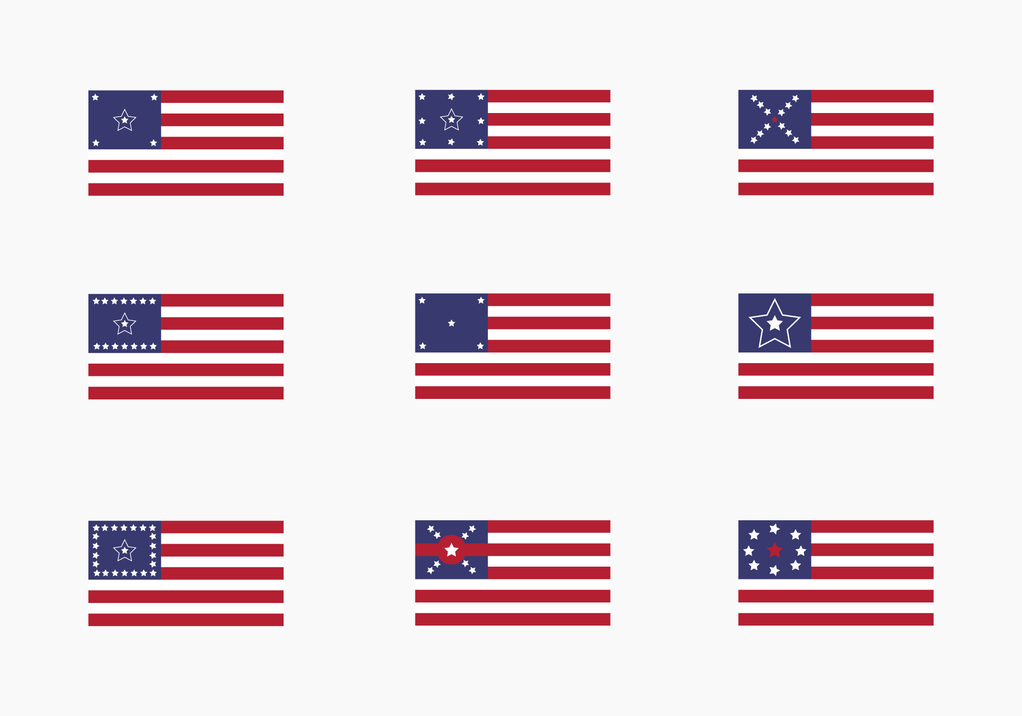 United States American USA Flag | Branding & Logo Templates ~ Creative ...