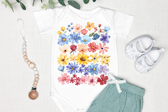 T-shirt design with Flowers, PNG Graphic by Larisa Maslova