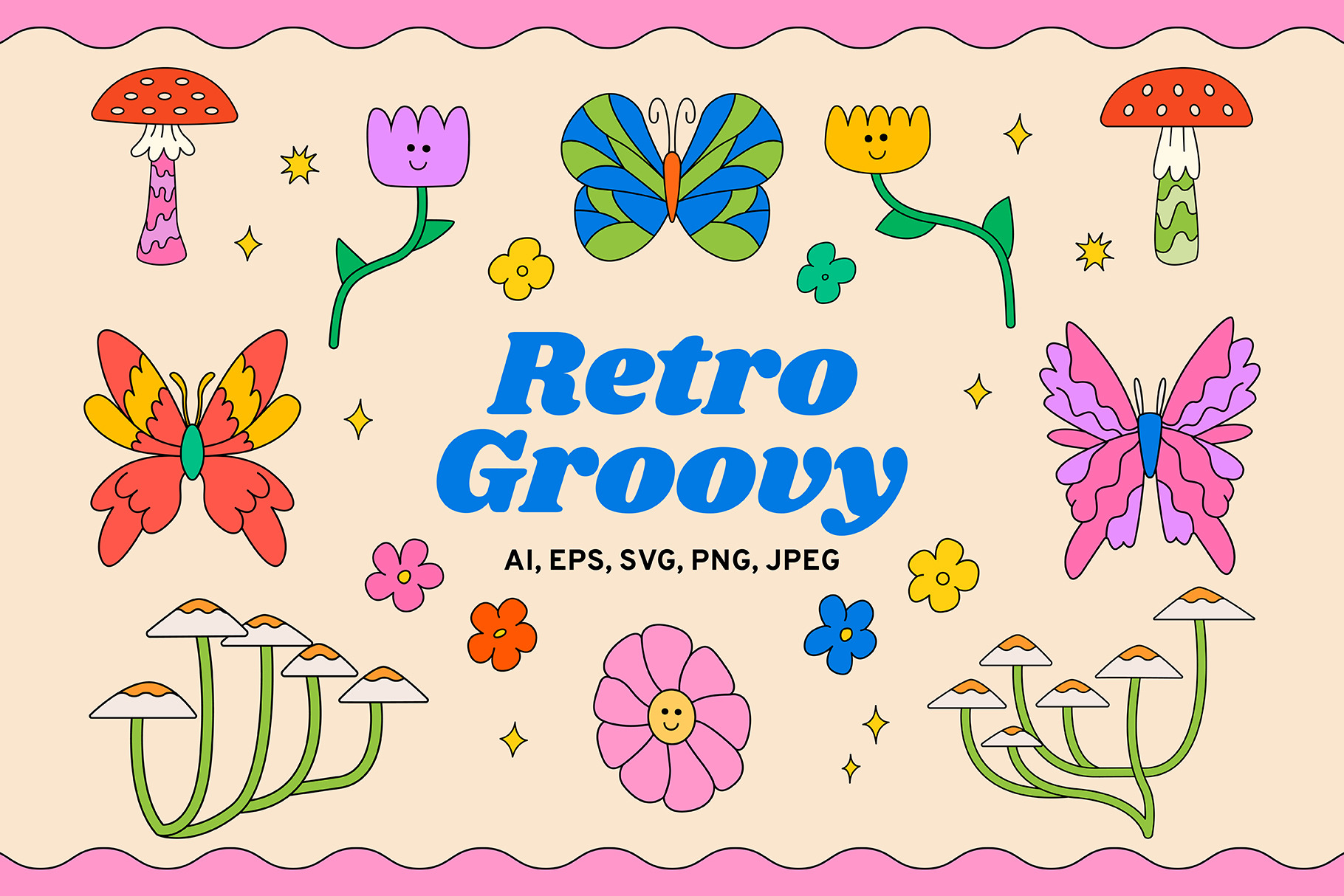 groovy clipart