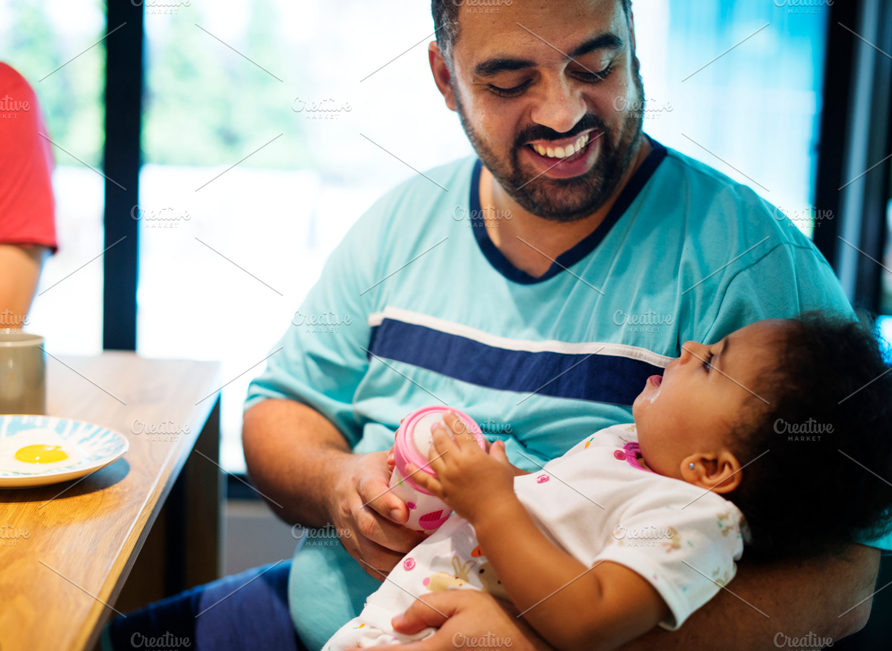 Brazilian father and daughter | High-Quality People Images ~ Creative ...