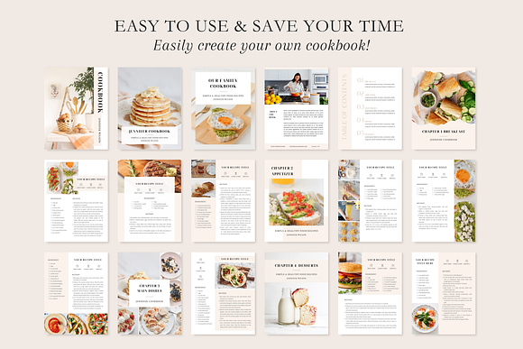 Create A Cookbook: Using Recipe Templates for Print-On-Demand