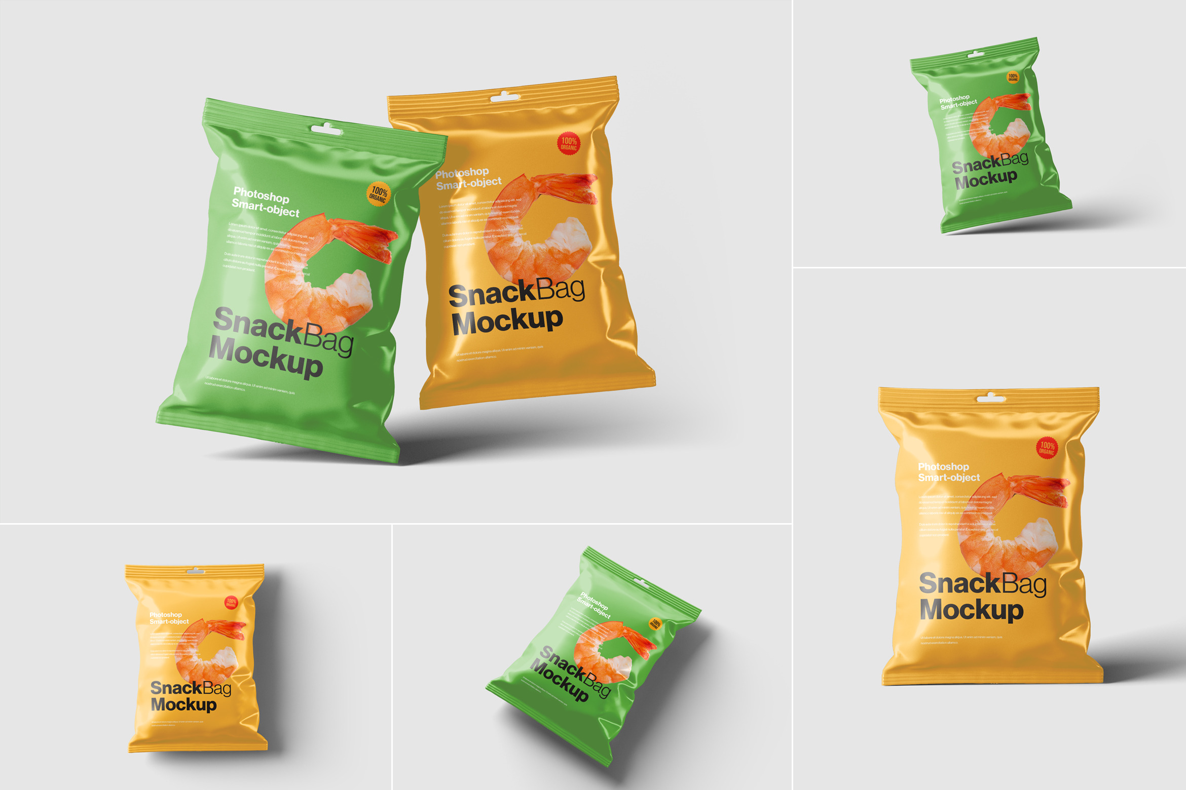 Food Bag PSD Mockup  Packaging Mockups ~ Creative Market