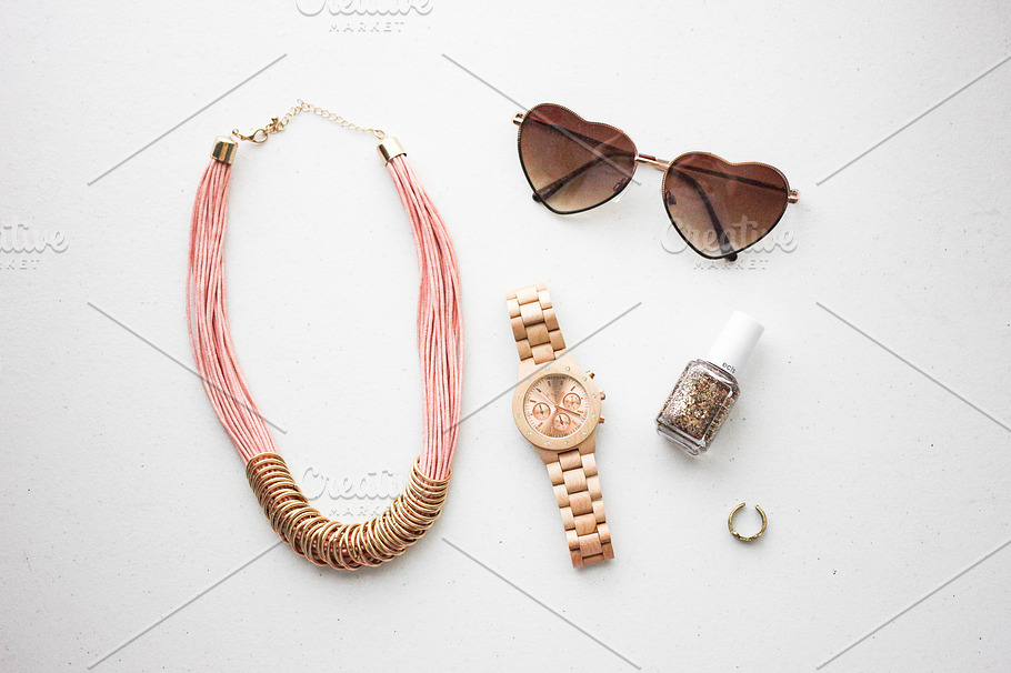 Pretty feminine accessories featuring stock photos, stock photography ...