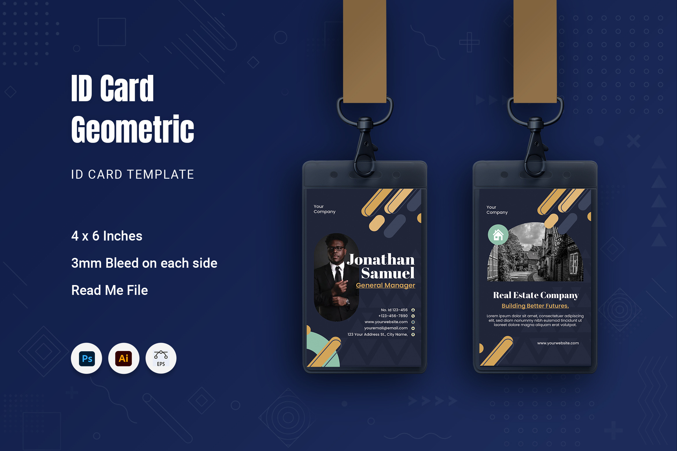 geometric-id-card-print-templates-creative-market