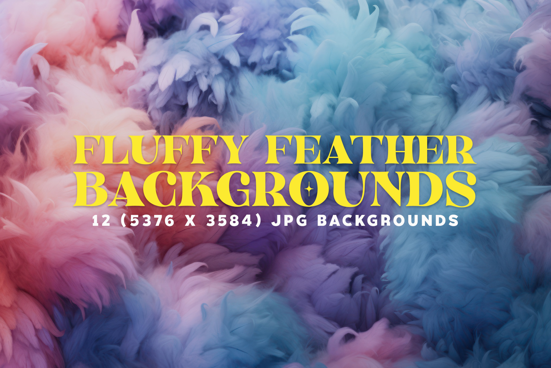 12 Fluffy Feather Backgrounds | Background Graphics ~ Creative Market