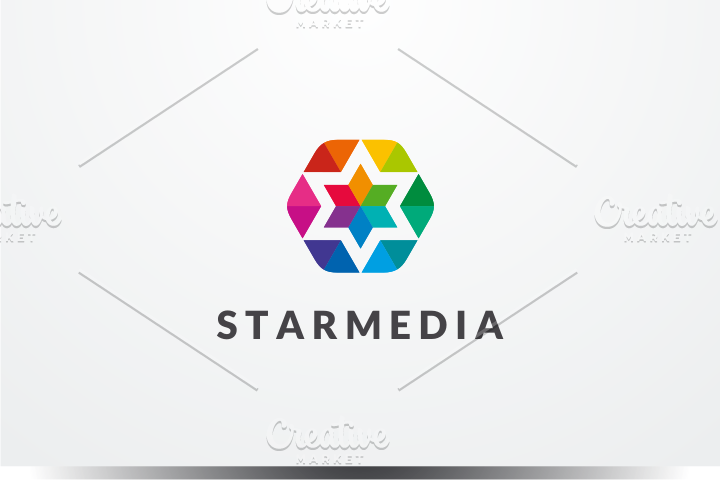 Star Media Logo | Branding & Logo Templates ~ Creative Market