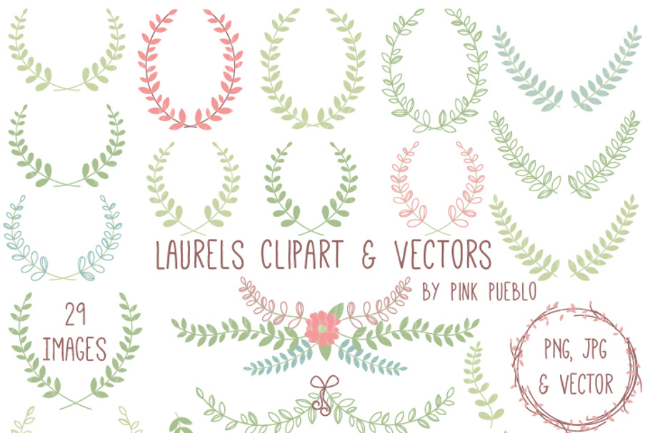 Chalkboard Laurels Clipart & Vectors | Pre-Designed Illustrator ...