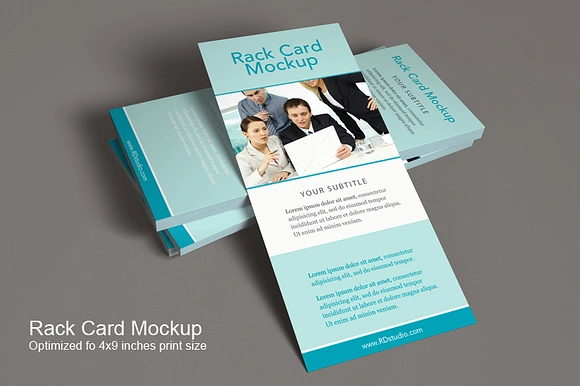 Download Rack Card Mockup Creative Photoshop Templates Creative Market