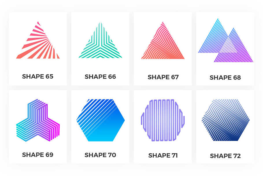 Unique Shapes. Shapes for Design. Shape fun. Cool Shapes.