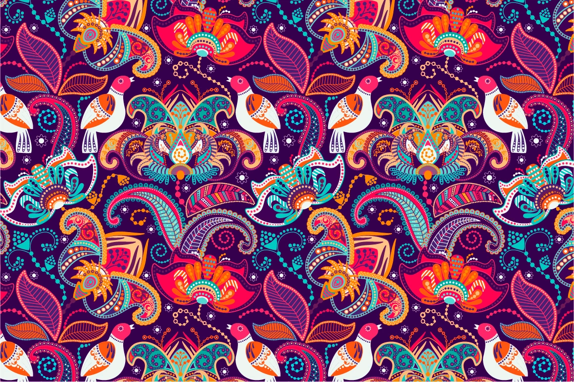 Colorful seamless pattern | Background Graphics ~ Creative Market