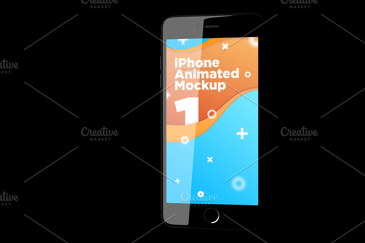 Download iPhone Animated MockUps | Creative Photoshop Templates ...