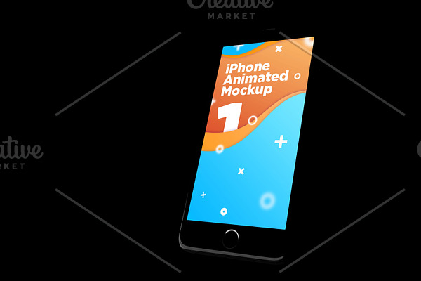 Download iPhone Animated MockUps | Creative Photoshop Templates ...