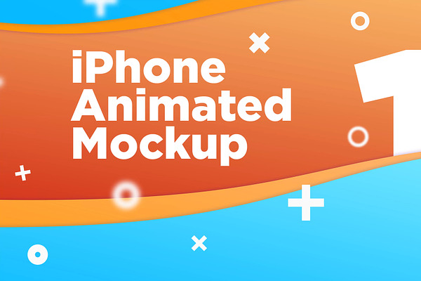 Download iPhone Animated MockUps | Creative Photoshop Templates ~ Creative Market