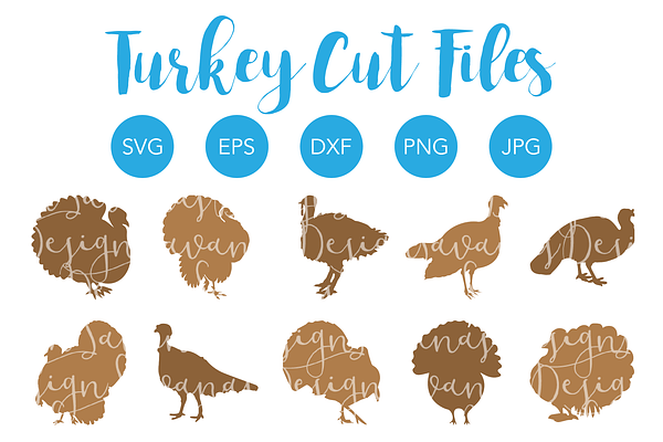 Download Turkey Svg Bundle Pre Designed Illustrator Graphics Creative Market