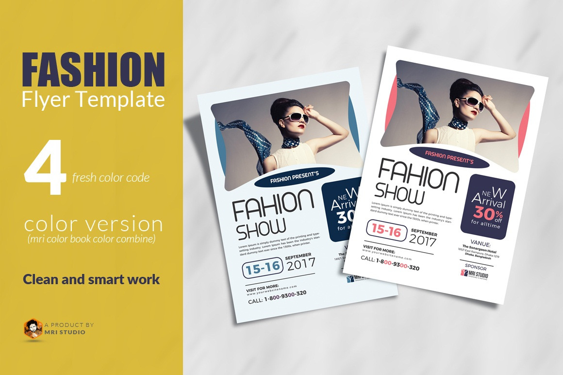 Fashion Flyer Template | Flyer Templates ~ Creative Market