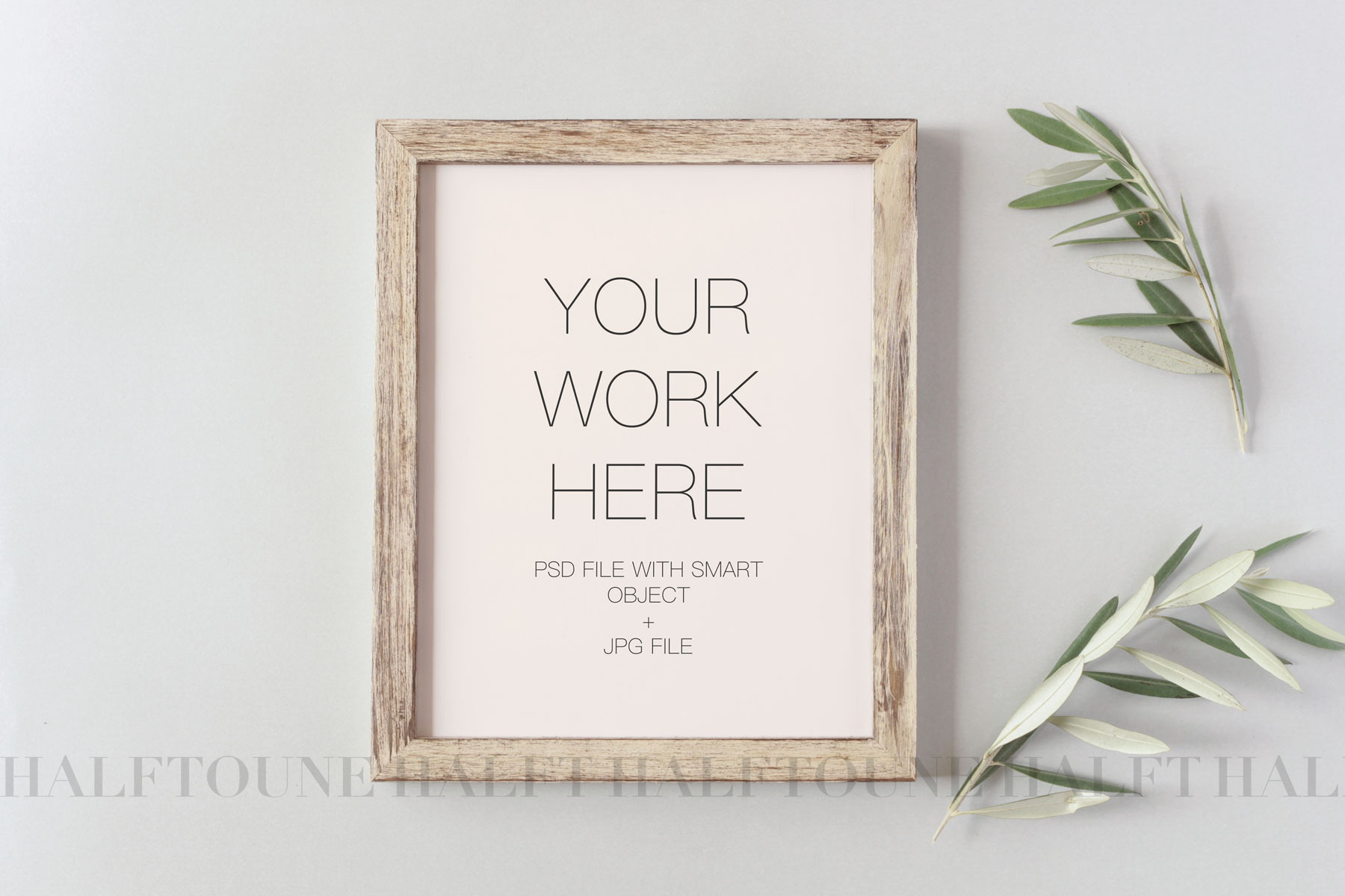 Styled 8x10 Rustic Frame Mockup | Graphics ~ Creative Market