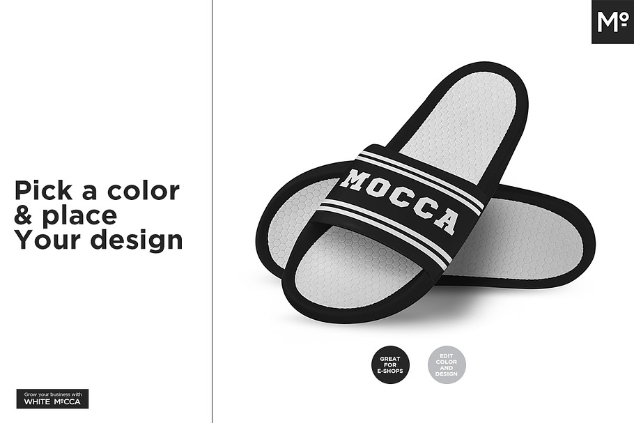 Download Slide Sandals Mock-up | Creative Photoshop Templates ...