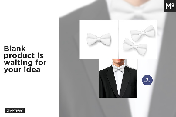 Download Bow Tie Mock Up Creative Photoshop Templates Creative Market