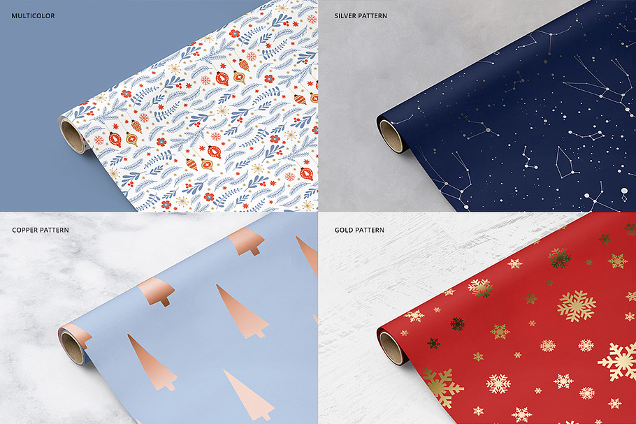 Download Gift Wrapping Paper Mockup Set | Creative Photoshop ...