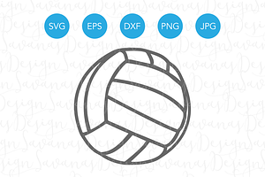 Download Volleyball Svg Monogram Pre Designed Illustrator Graphics Creative Market