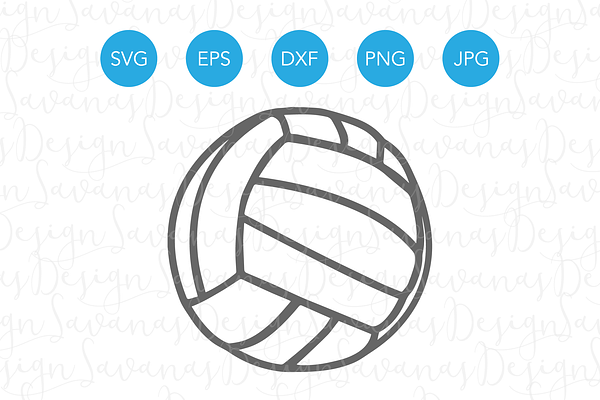 Volleyball Svg Cut File For Cricut Pre Designed Illustrator Graphics Creative Market