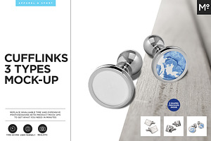 Download Cufflinks Mock Up Mock Up Creative Photoshop Templates Creative Market