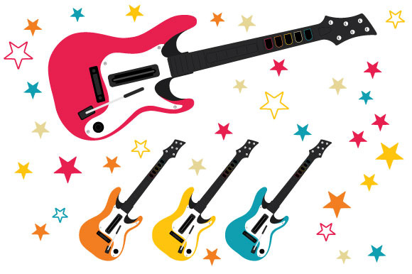 Vector Guitars | Pre-Designed Illustrator Graphics ~ Creative Market