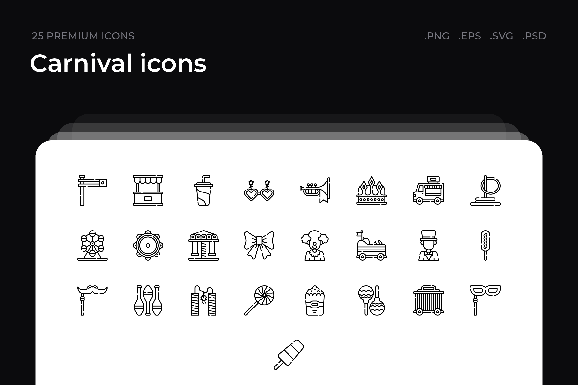 carnival-icons-outline-icons-creative-market