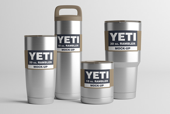 [-50%] Yeti Cup Mock-Up Bundle #1